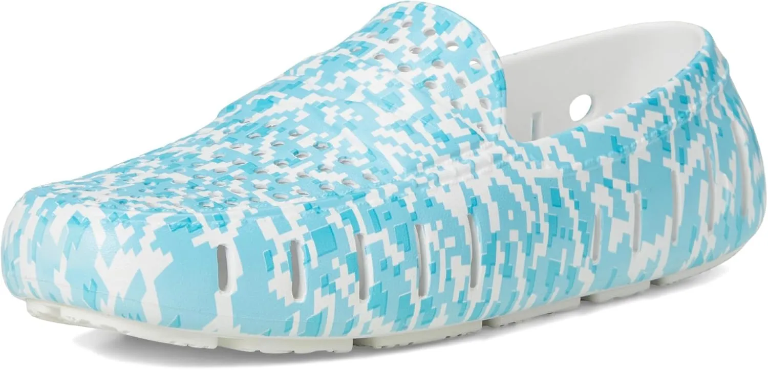 Floafers Men's Country Club Driver Print Boat Shoe