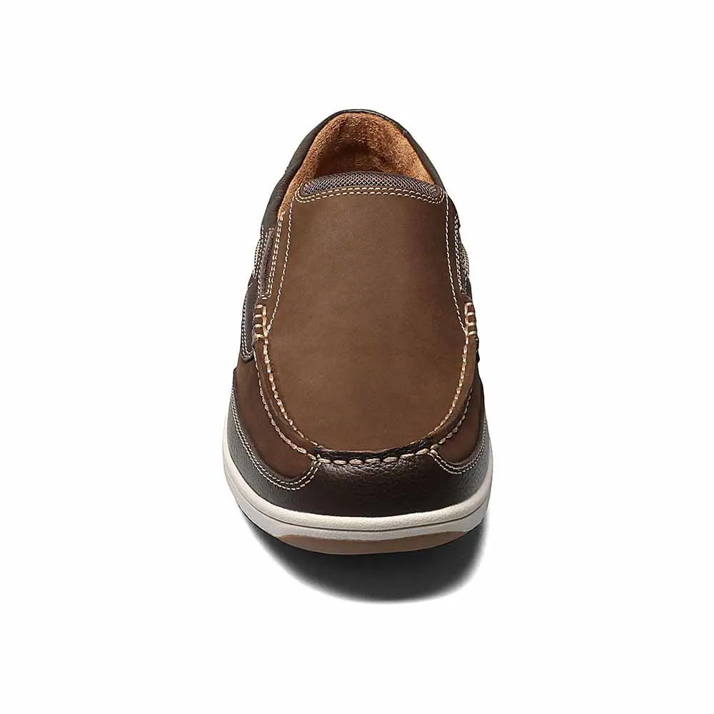 Florsheim Lakeside Brown Moc Toe Slip On Shoes