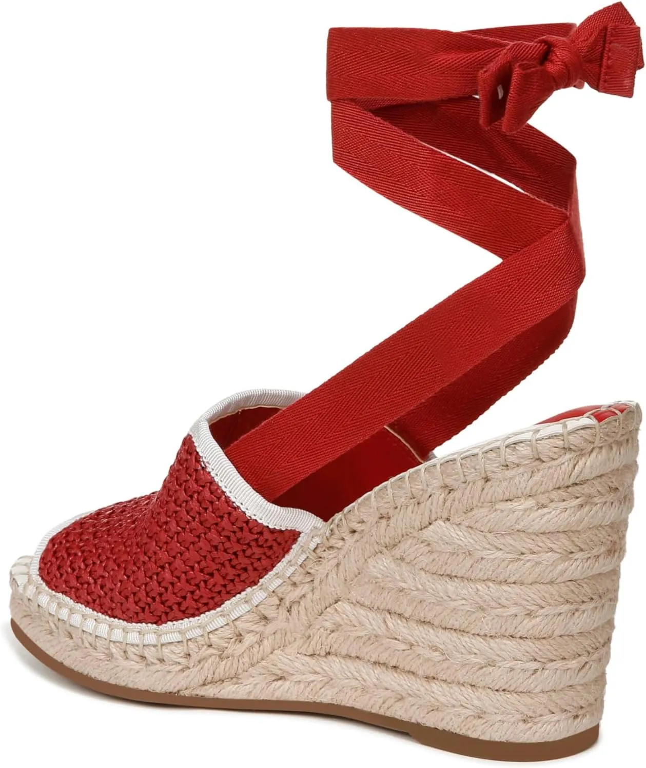 Franco Sarto Women's Sierra Lace Up Espadrille Wedges Sandal