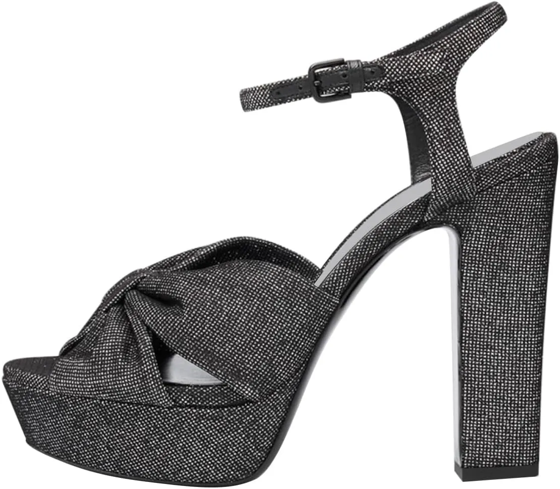 FSJ Women Platform Chunky Block High Heel Sandals Peep Toe Ankle Strap Party Evening Dress Pumps Shoes Size 4-15 US
