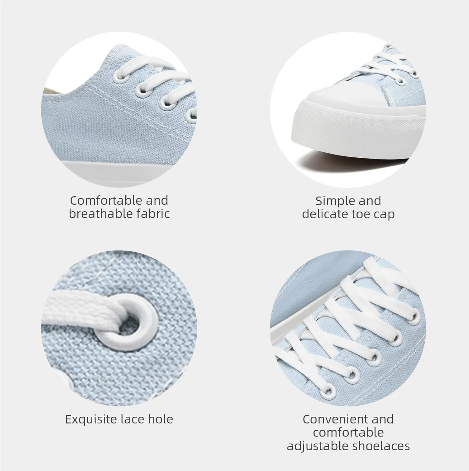 FUUPNN Platform Sneakers Canvas Fashion Lace Up Classic Casual Walking Shoes High Tops Canvas Shoes Casual Tennis Shoes