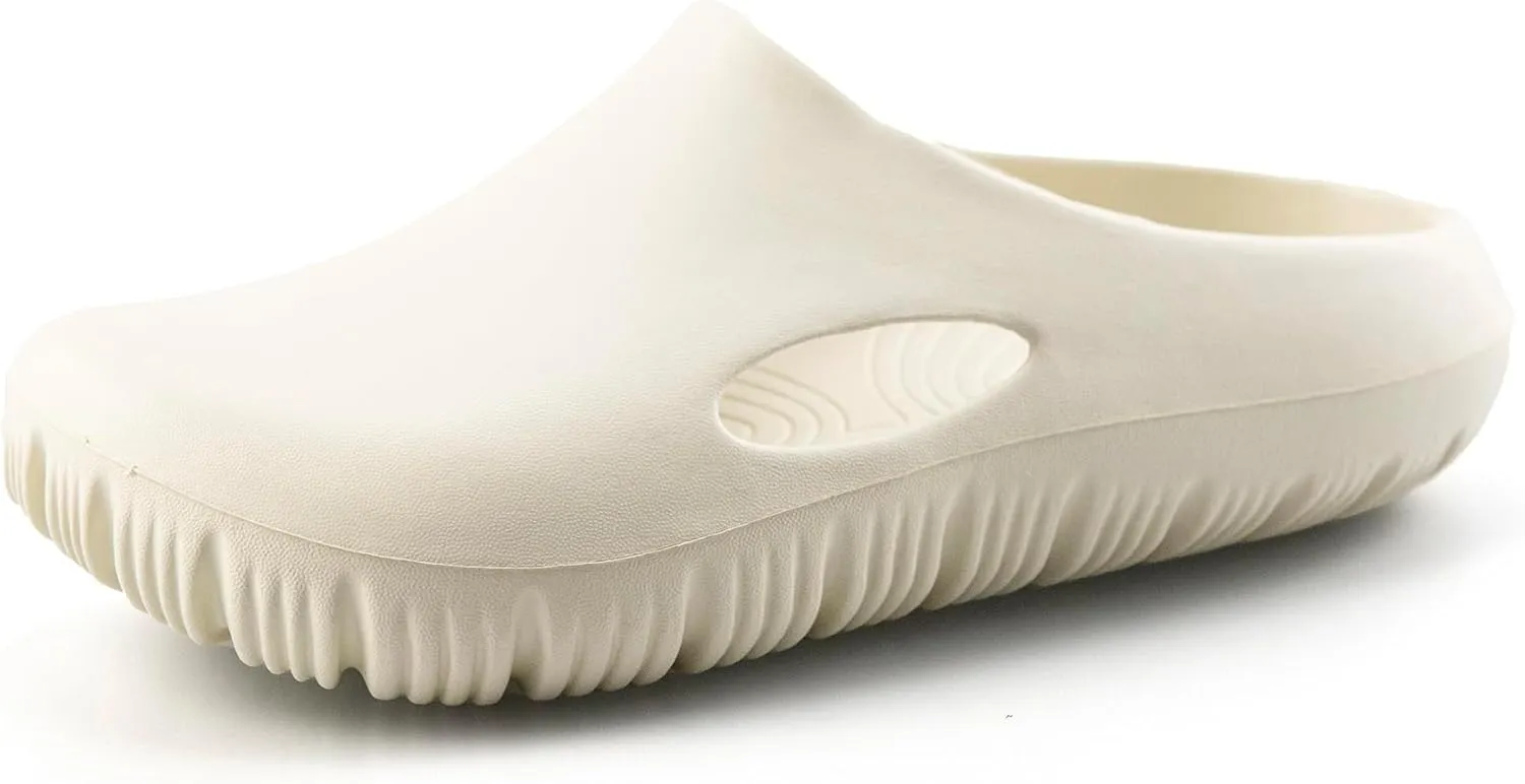 Garden Clogs for Women and Men, Comfort Non-Slip Waterproof Mules Shoes, Slip-on Outdoor Beach Slippers Unisex Adult Classic Closed Toe Slides