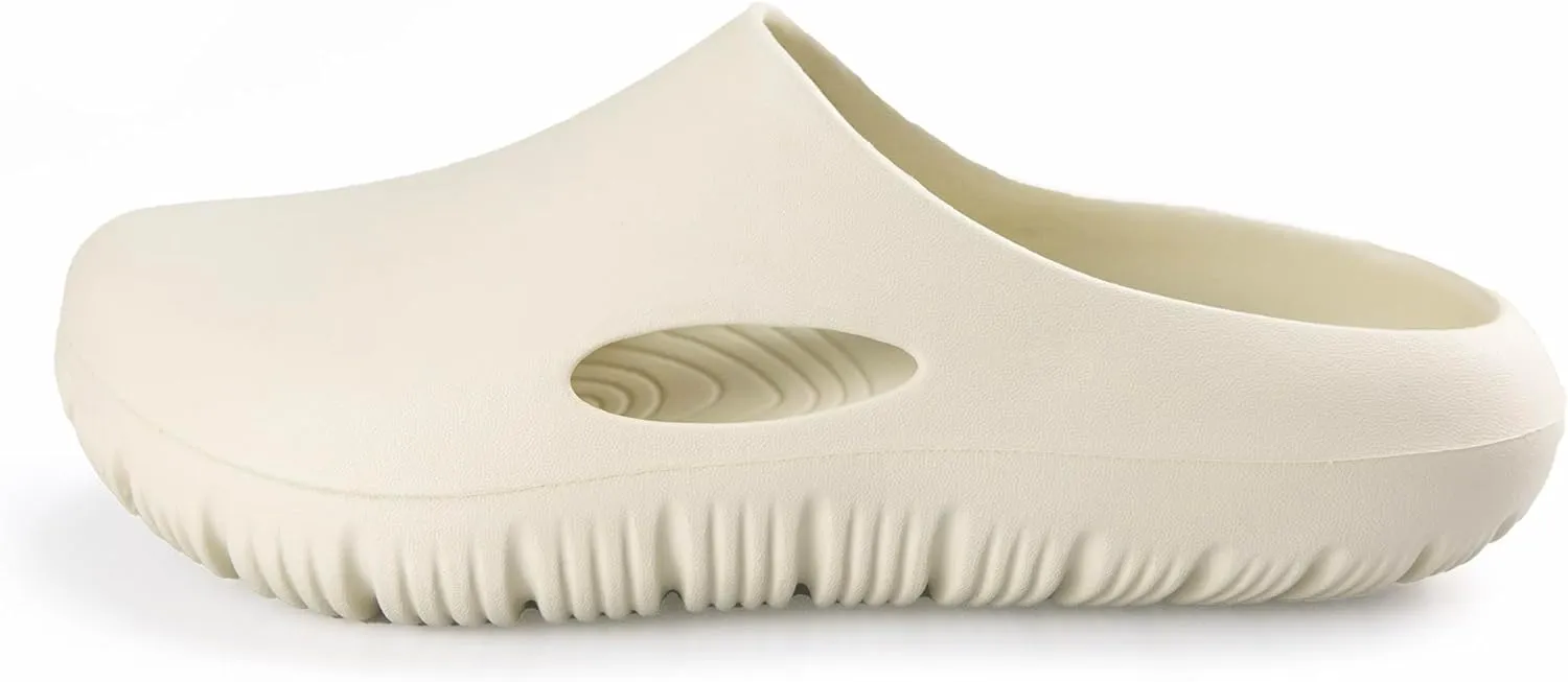 Garden Clogs for Women and Men, Comfort Non-Slip Waterproof Mules Shoes, Slip-on Outdoor Beach Slippers Unisex Adult Classic Closed Toe Slides