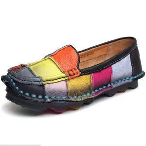 Genuine Leather Casual Shoes For Ladies
