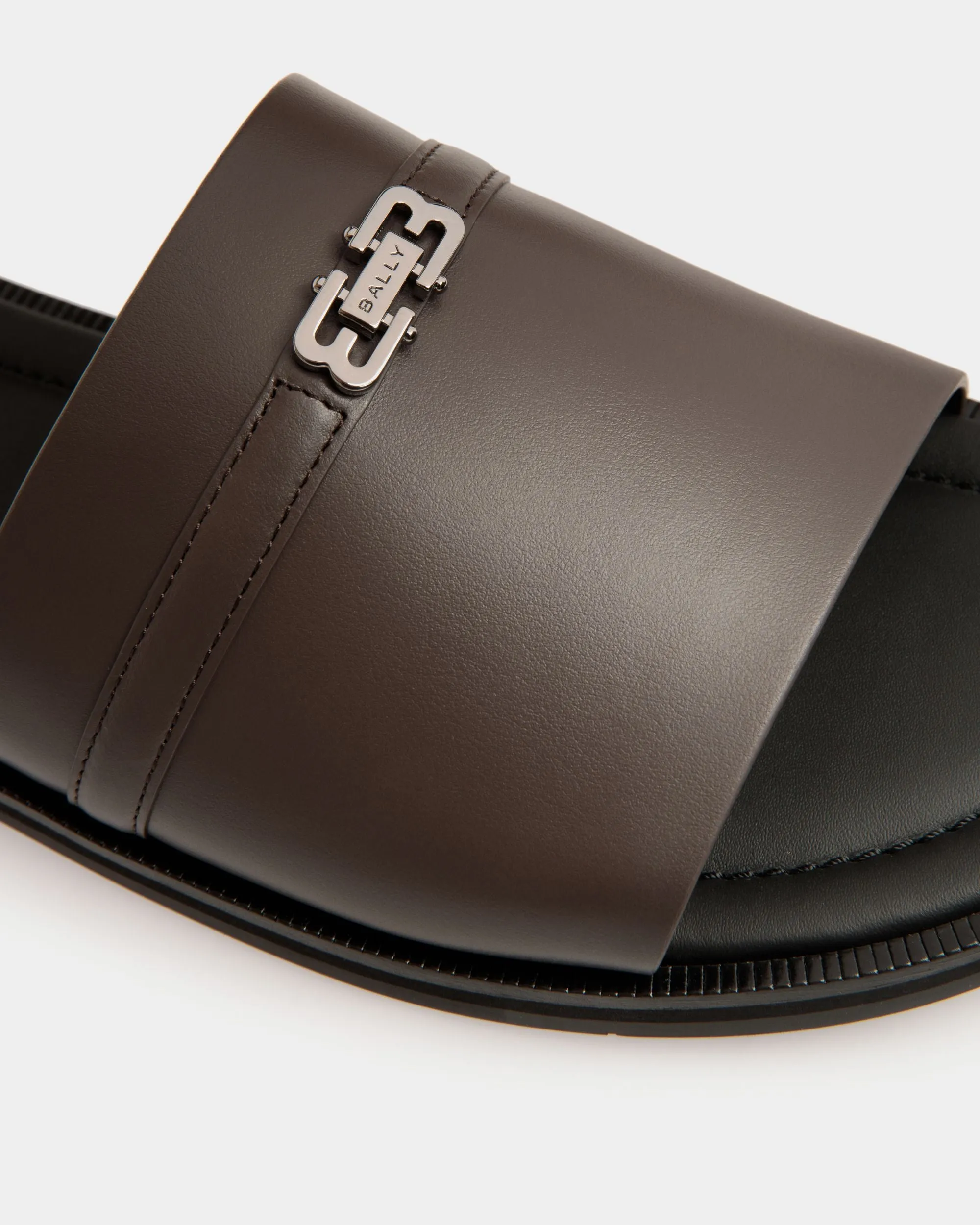 Glide Sandal in Ebano Leather