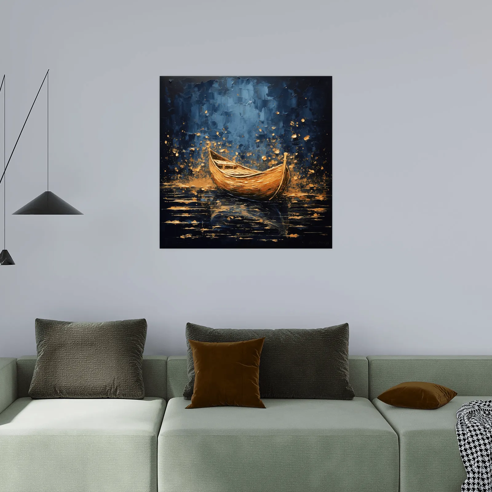 Golden boat