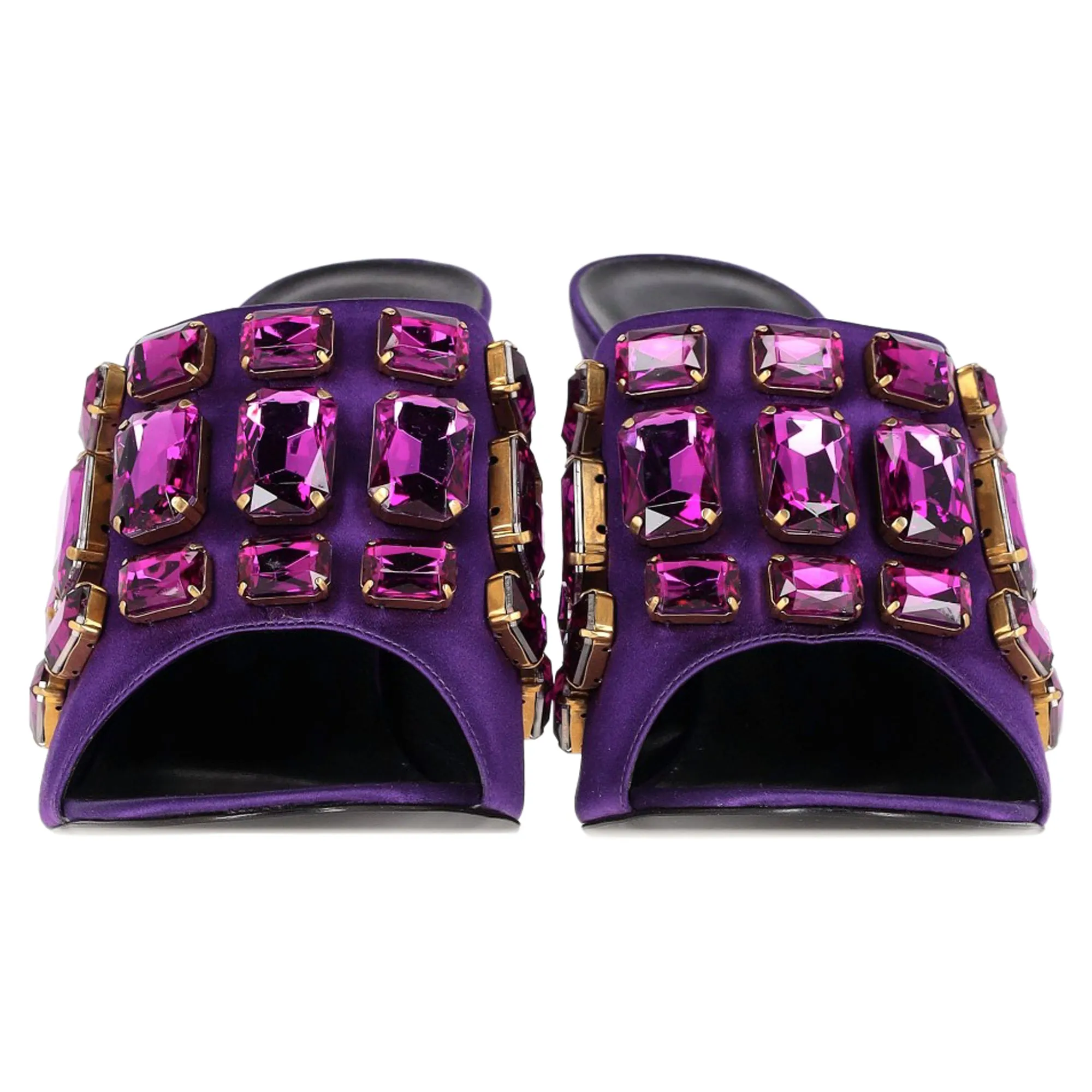 Gucci embellished mules