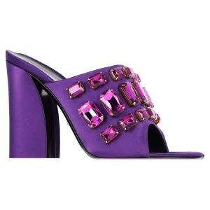 Gucci embellished mules