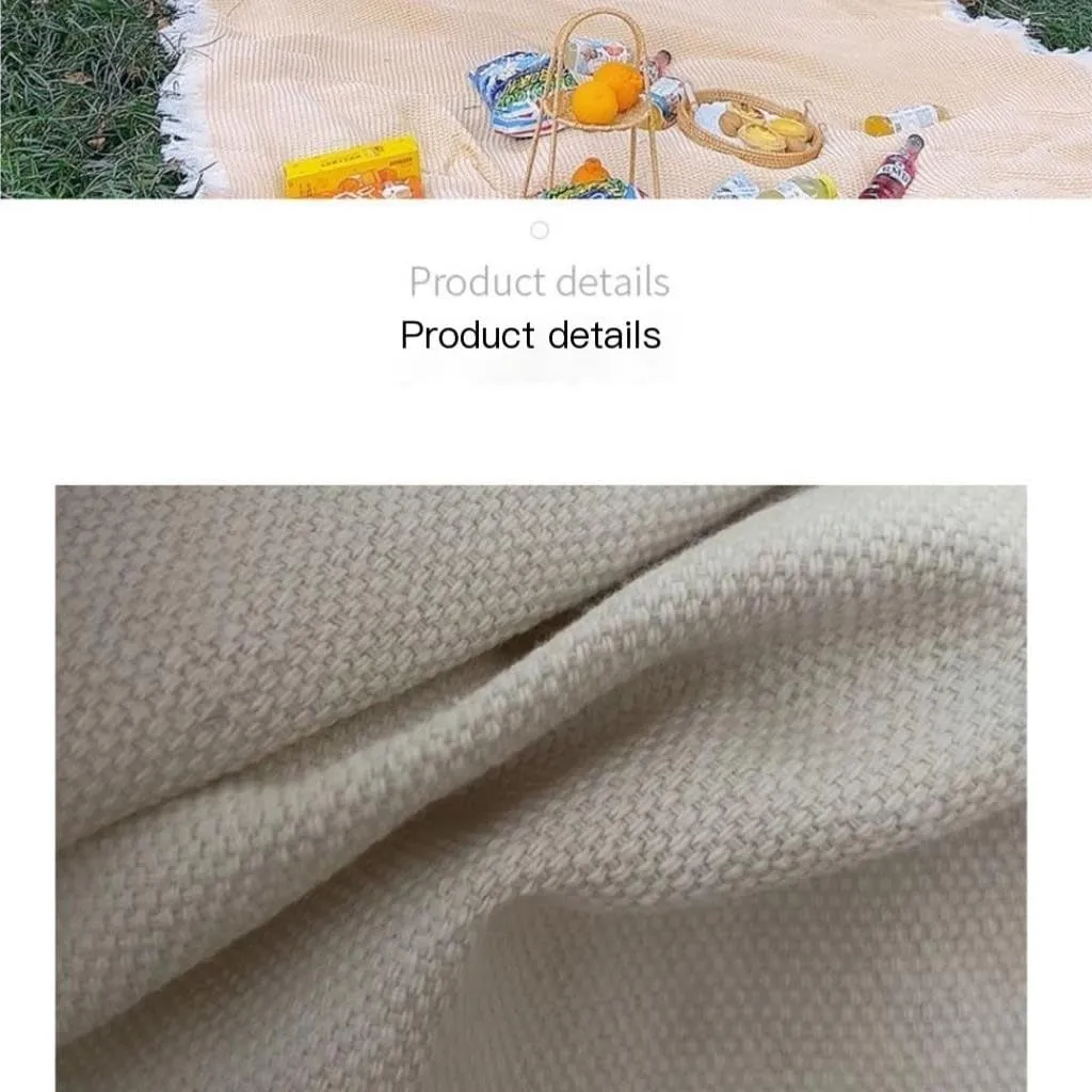 Hammock Tassel Outdoor Camping Hammock Outdoor Single Double Camping Swing Adult Thick Canvas Leisure Homestay Hammocks for Outside(Large)