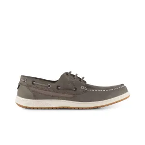Harvard Men's Casual Boat Shoes - BROWN