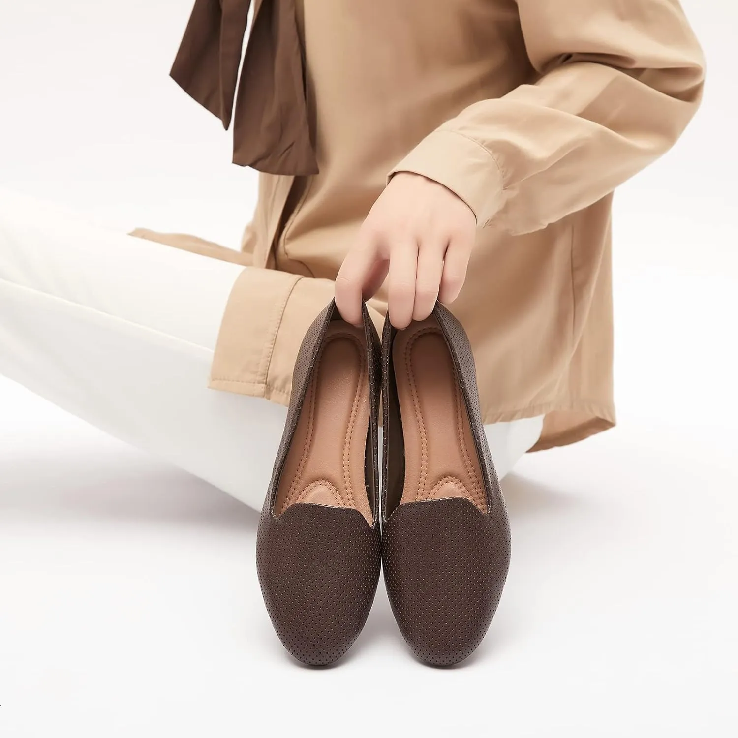 hash bubbie Women's Flats Shoes Dress Shoes for Women Business Dressy Casual Shoes Ballet Flats Loafers Comfortable Slip on Shoes