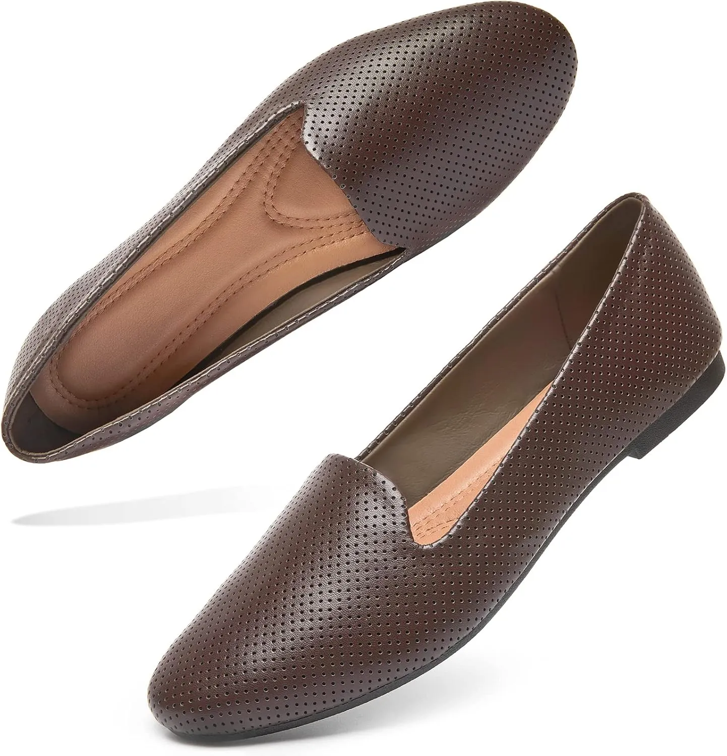 hash bubbie Women's Flats Shoes Dress Shoes for Women Business Dressy Casual Shoes Ballet Flats Loafers Comfortable Slip on Shoes