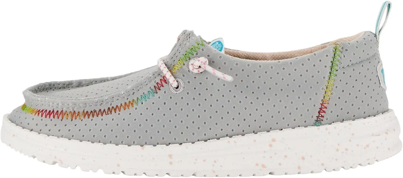 Hey Dude Kids Wendy Perf Neoprene (Little Kid/Big Kid) - Shoes for Kids - Fabric Upper - Memory Foam