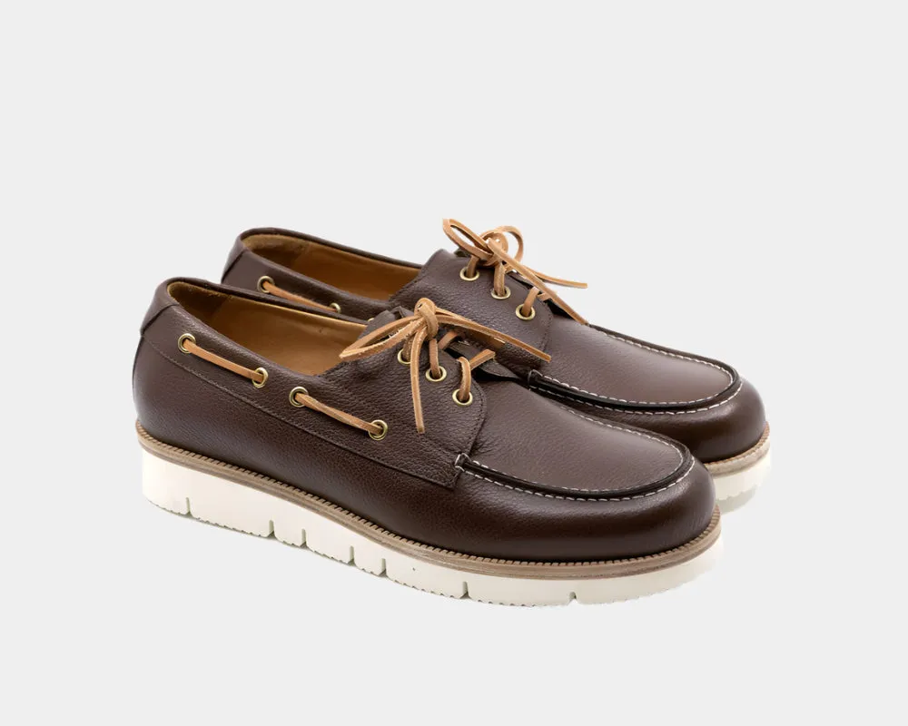 Hopkins Men's Boat Shoes - Brown