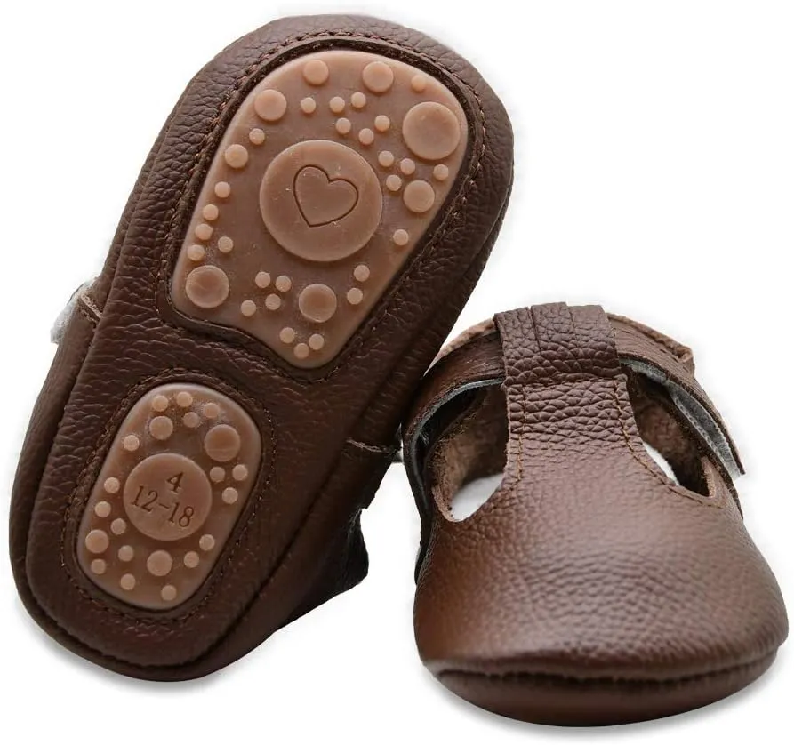 iEvolve Baby Leather Shoes Baby First Walking Shoes Baby Tassel Shoes Soft Sole Crib Shoes Baby Moccasins