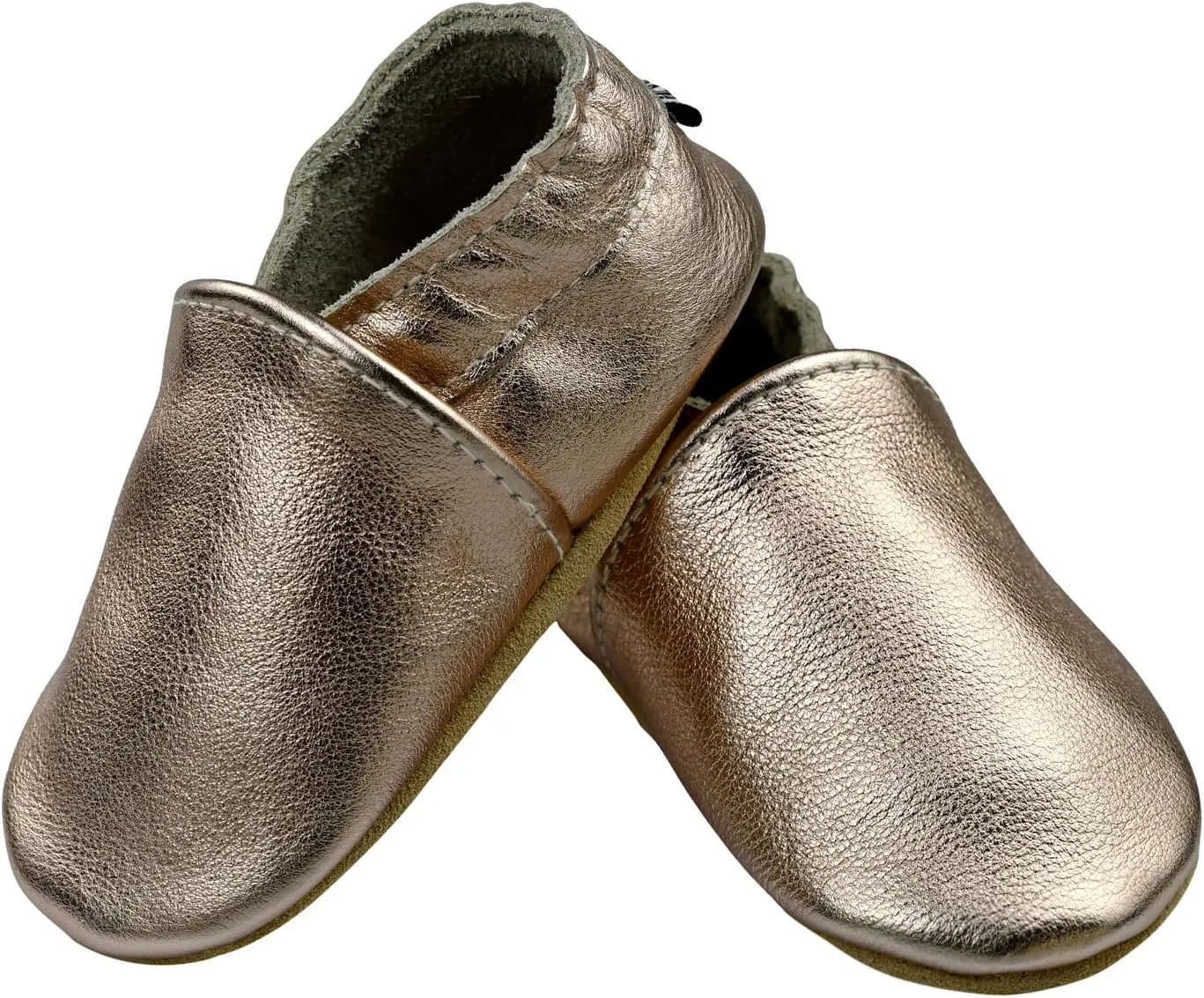 iEvolve Baby Leather Shoes Soft First Walker Shoes Crib Shoes Moccasins for Toddlers