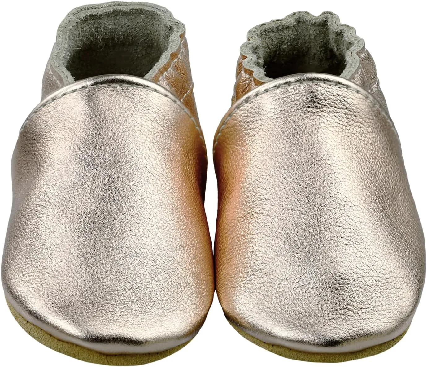 iEvolve Baby Leather Shoes Soft First Walker Shoes Crib Shoes Moccasins for Toddlers