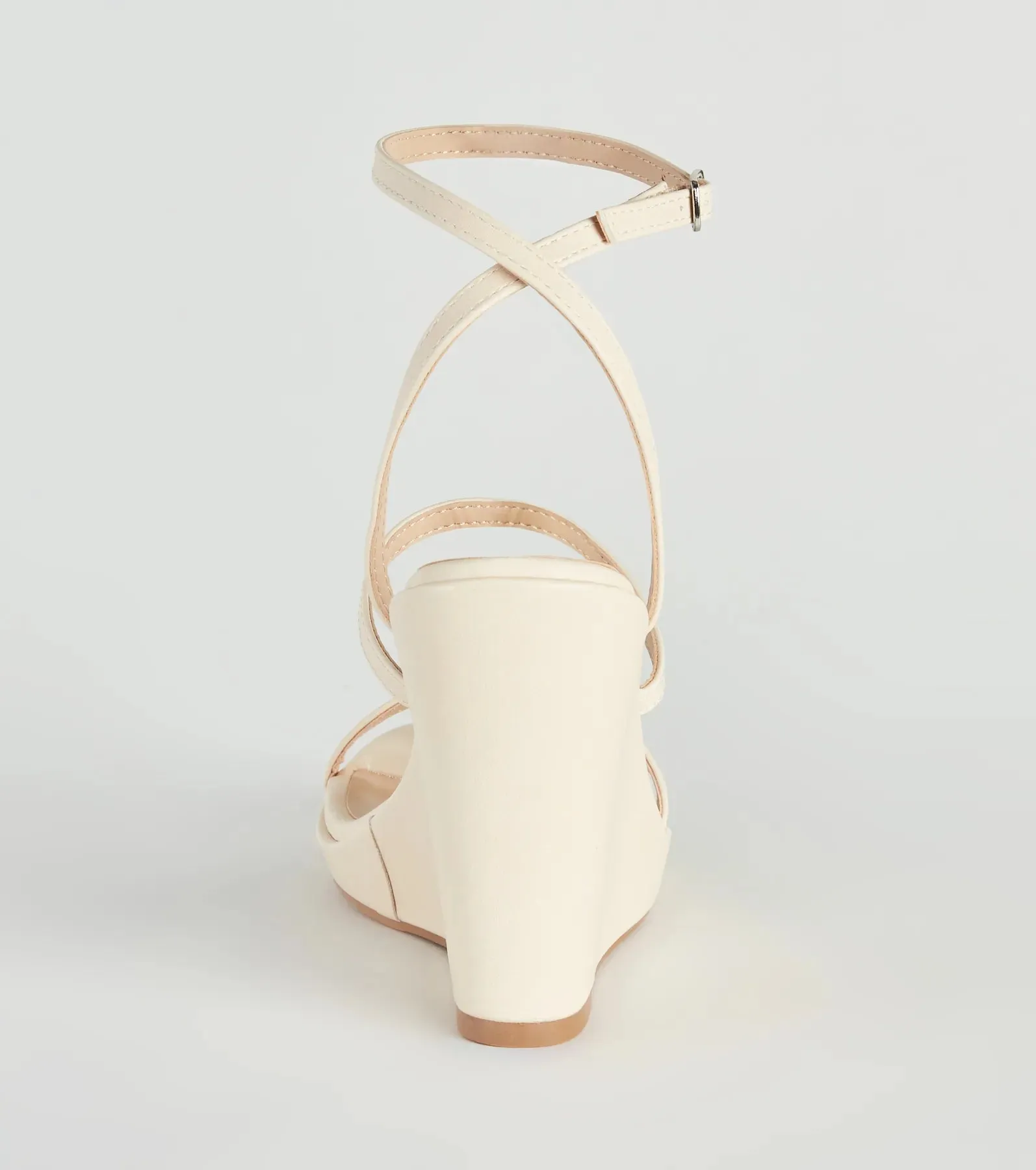 In The Sun Strappy Platform Wedges