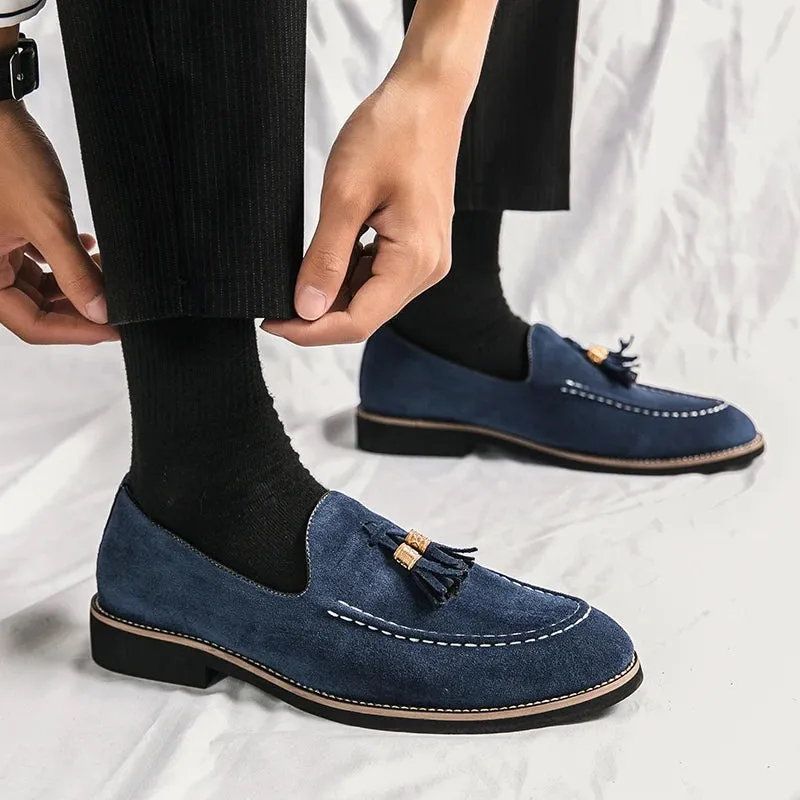 Italian Suede Moccasins