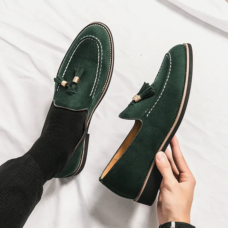 Italian Suede Moccasins