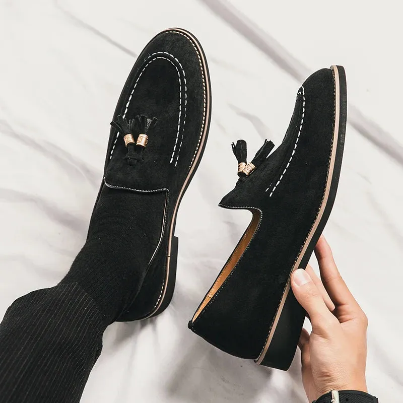 Italian Suede Moccasins