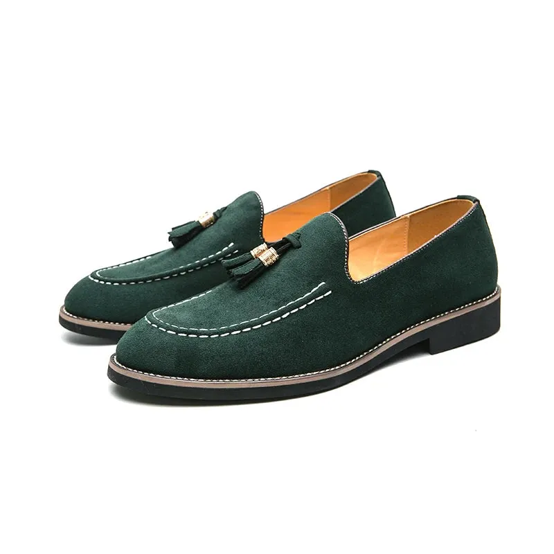 Italian Suede Moccasins