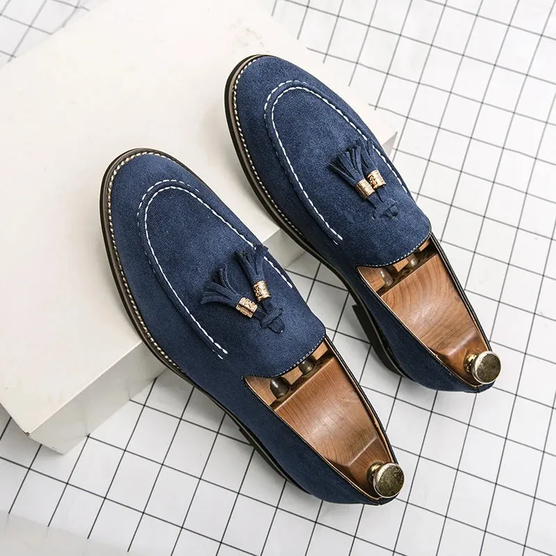 Italian Suede Moccasins