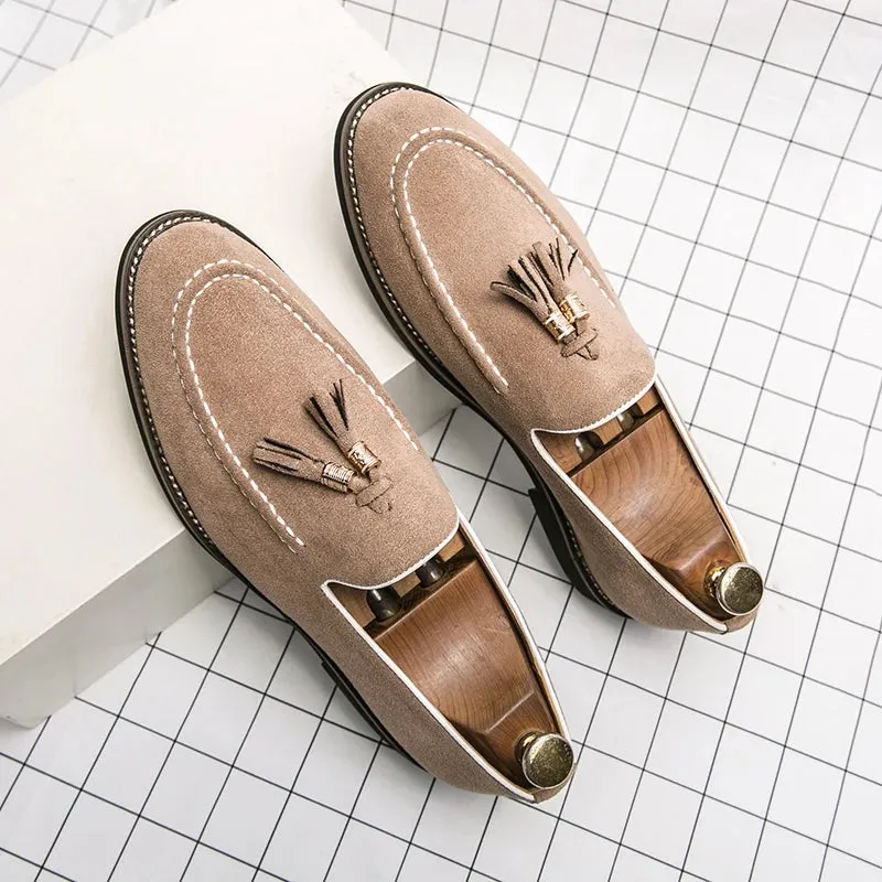 Italian Suede Moccasins
