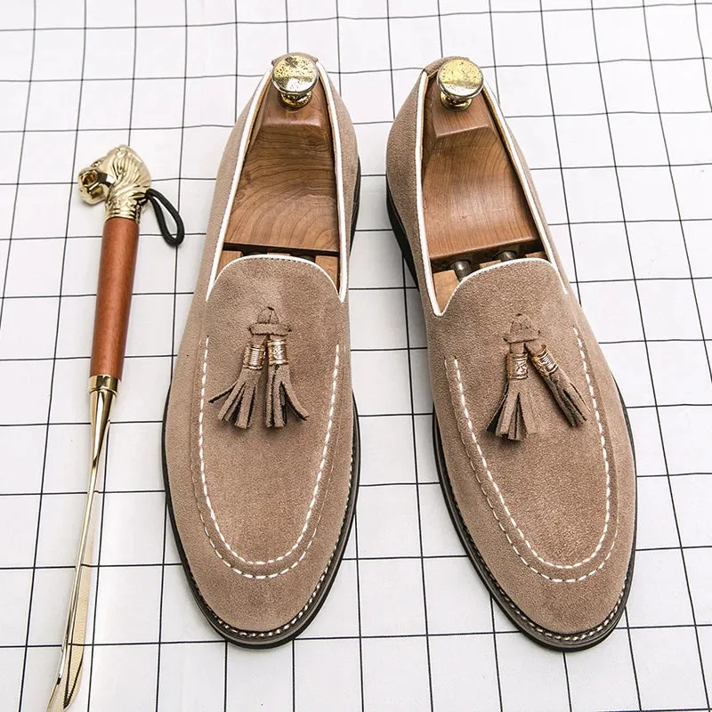 Italian Suede Moccasins