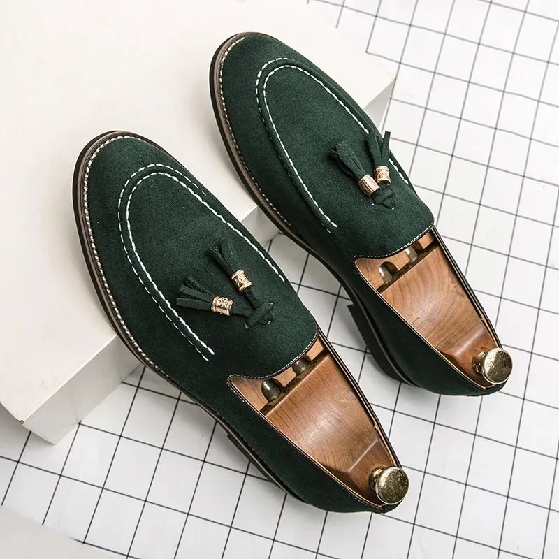 Italian Suede Moccasins
