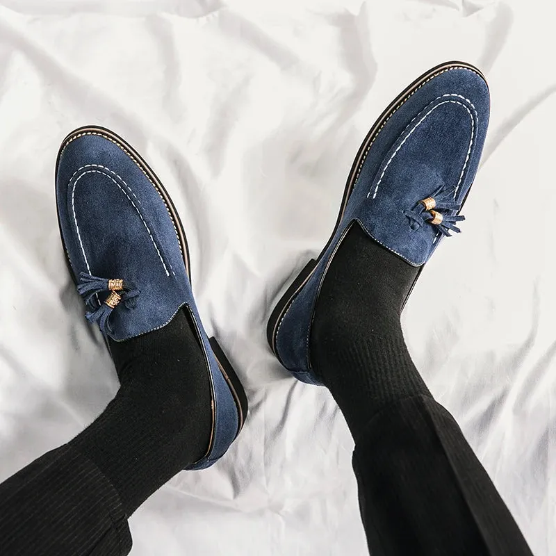 Italian Suede Moccasins