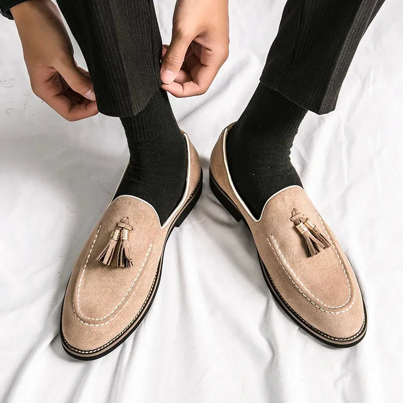 Italian Suede Moccasins