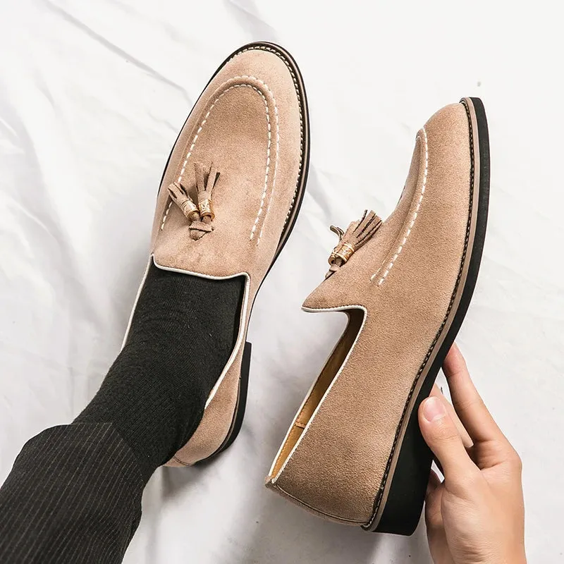 Italian Suede Moccasins