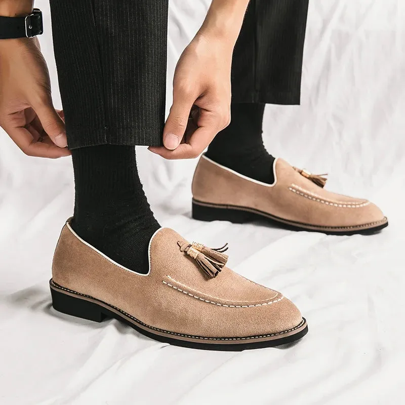 Italian Suede Moccasins