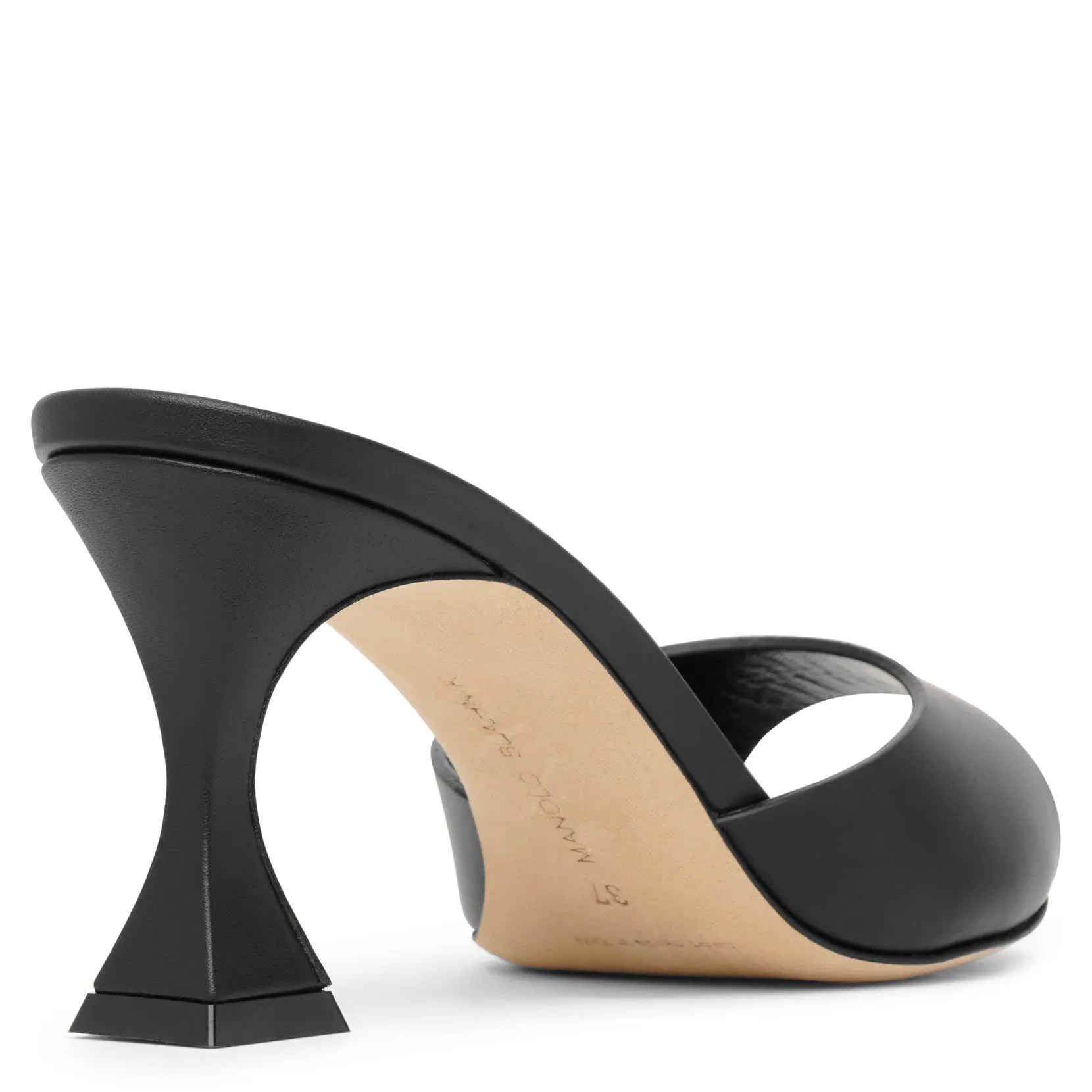 Jadarona 70 black leather mules