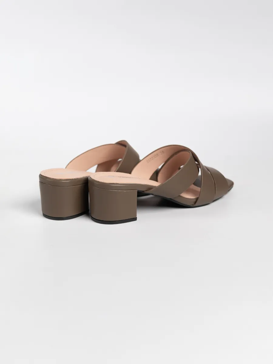 Jessica Mid Heel Mules