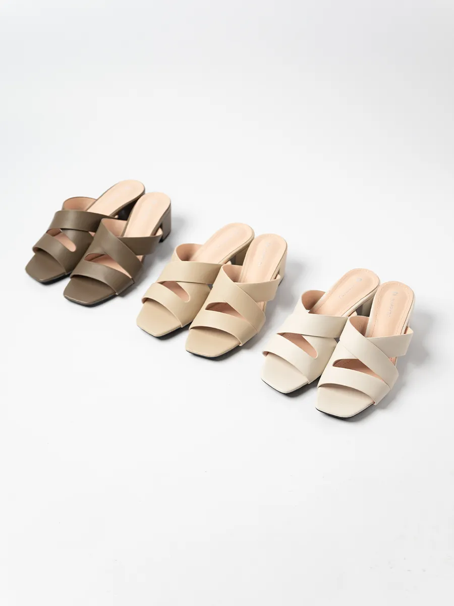 Jessica Mid Heel Mules