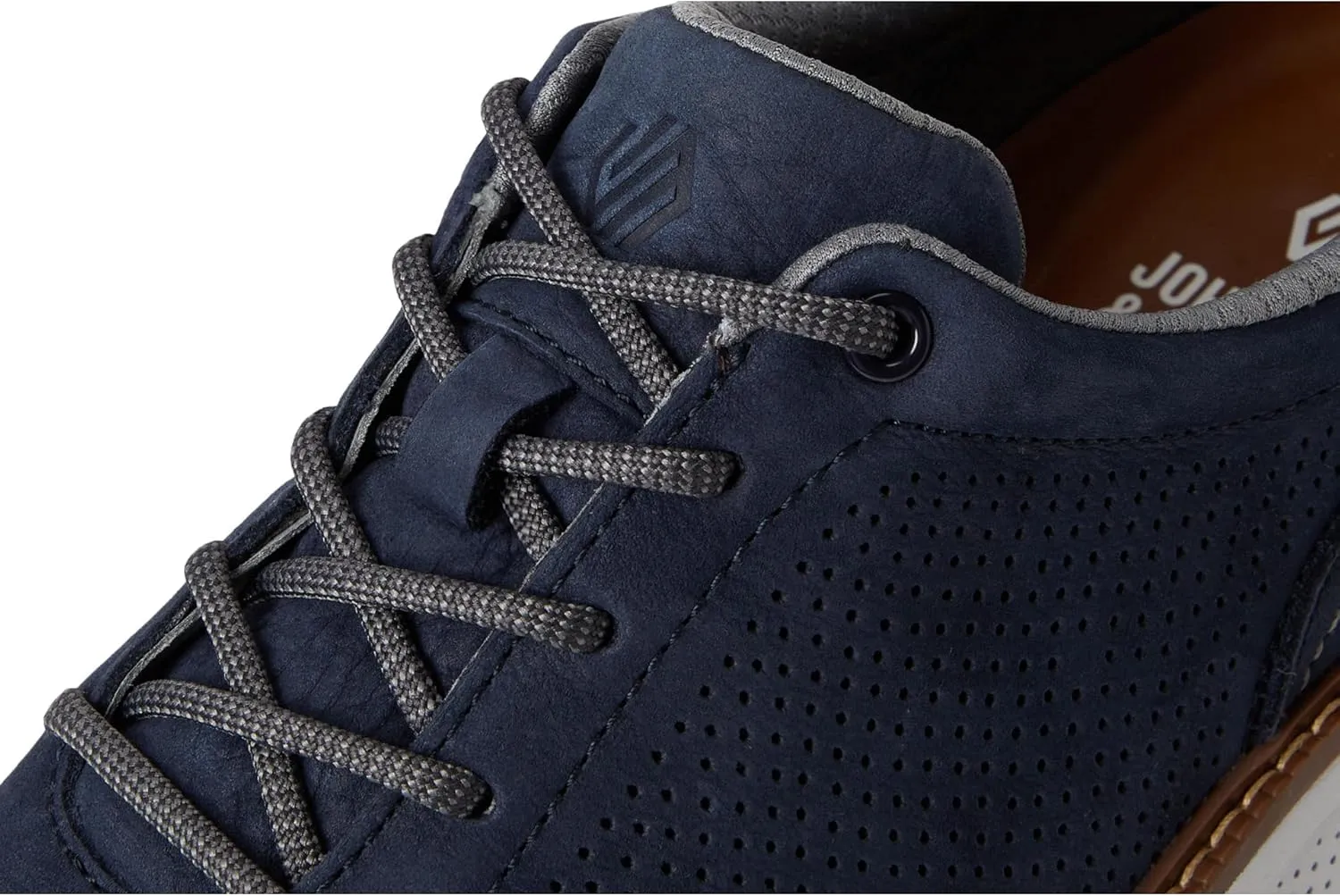 Johnston & Murphy Hayden Perfed U-Throat Shoes for Men, Leather Shoes for Men, Men’s Dress Sneakers