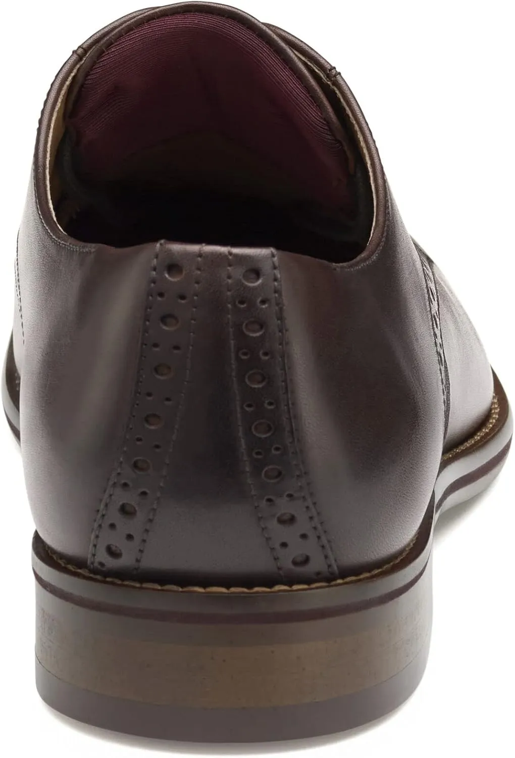 Johnston & Murphy Men’s Conard 2.0 Plain Toe Shoe – Men's Dress Shoes, Dress Shoes for Men, Rich Italian Leather Shoes, Men’s Work Shoes, Cushioned Footbed & Rubber Sole