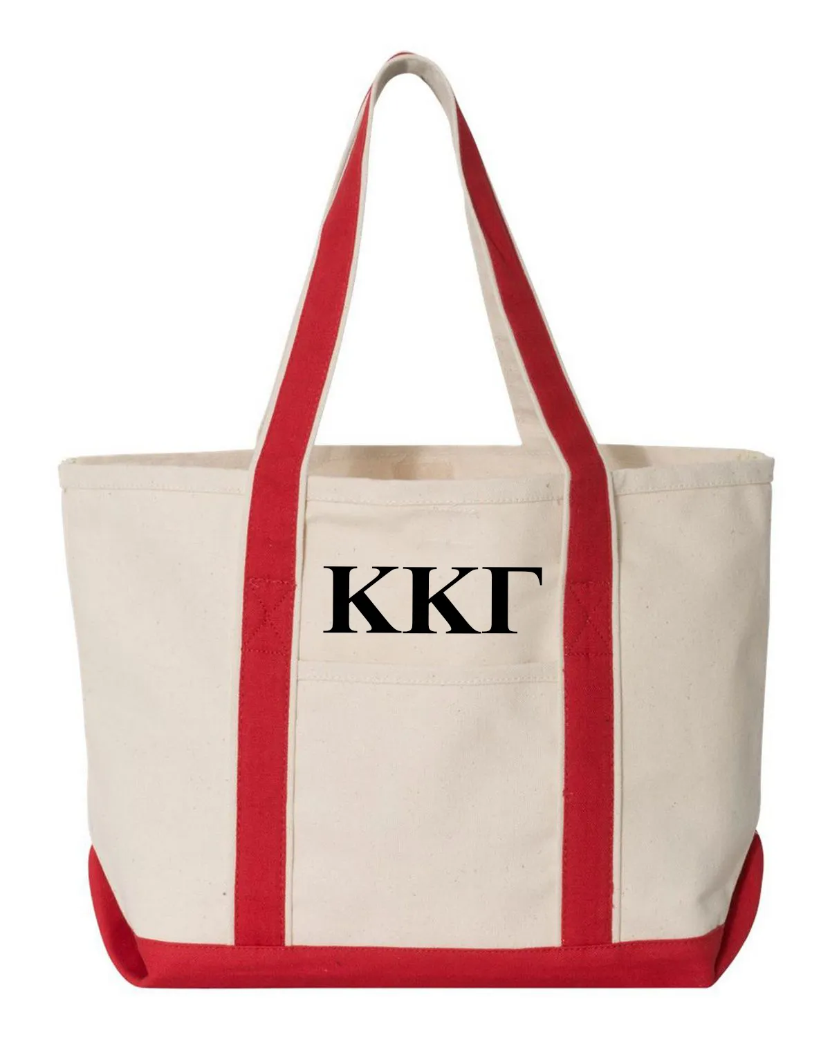 Kappa Kappa Gamma Red Boat Tote - Large