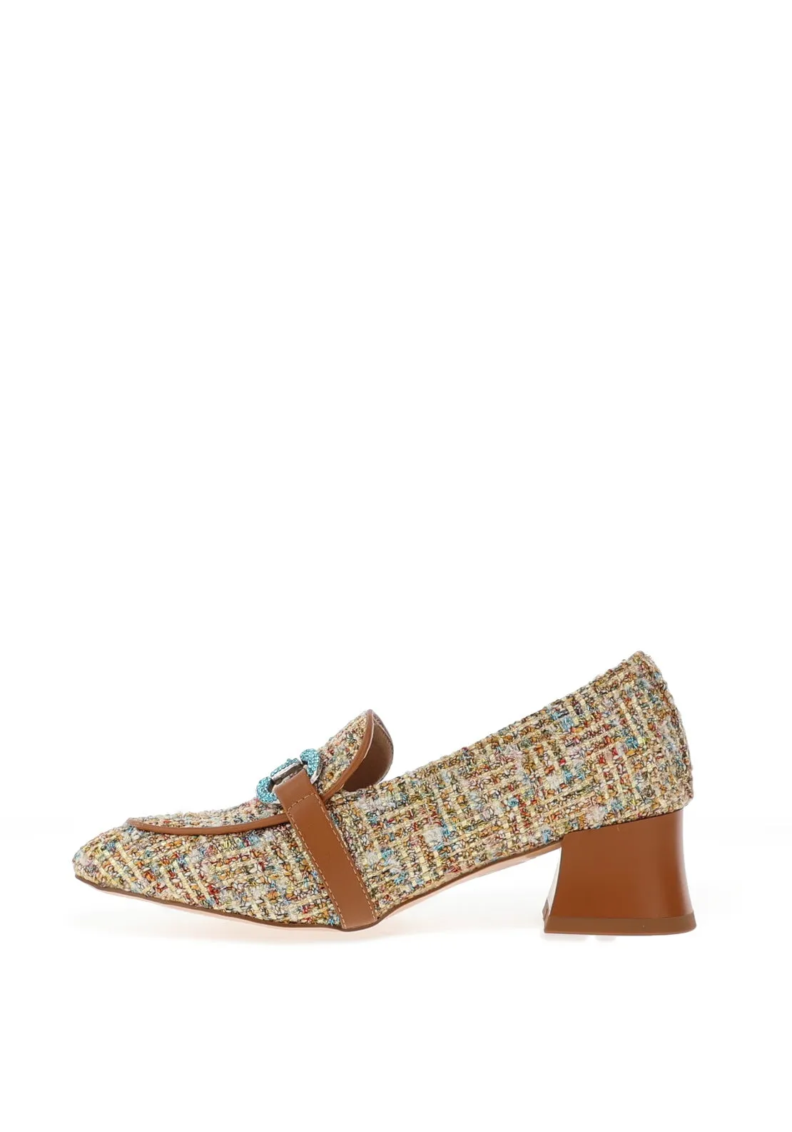 Kate Appleby Flaxmere Boucle Heeled Loafers, Make Up Dazzle
