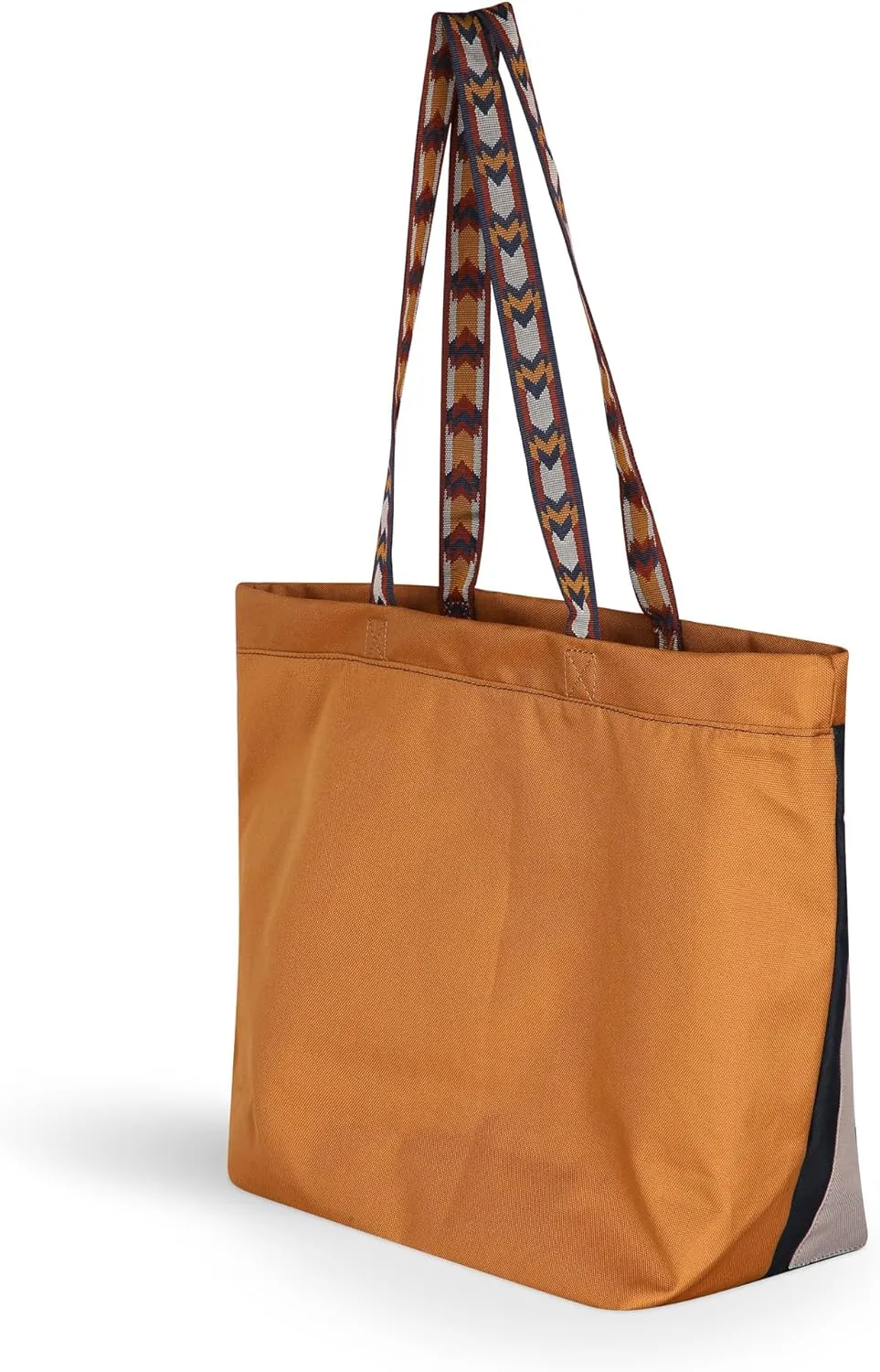 KAVU Twin Falls Tote Shoulder Strap Canvas Color Block Bag