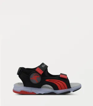 KB0255-BLACK-Boy Sandal