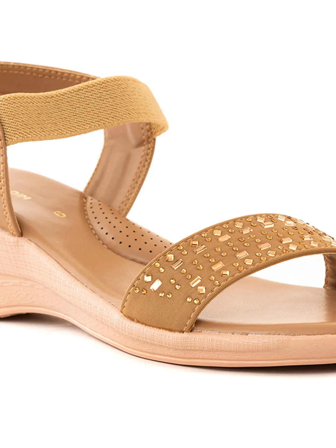 Khadim Wedge Heel Slingback Sandal for Women