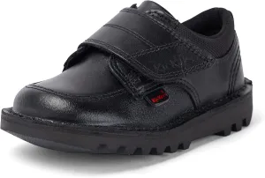 Kickers Kick Scuff Lo I Black Leather 10 US Infant
