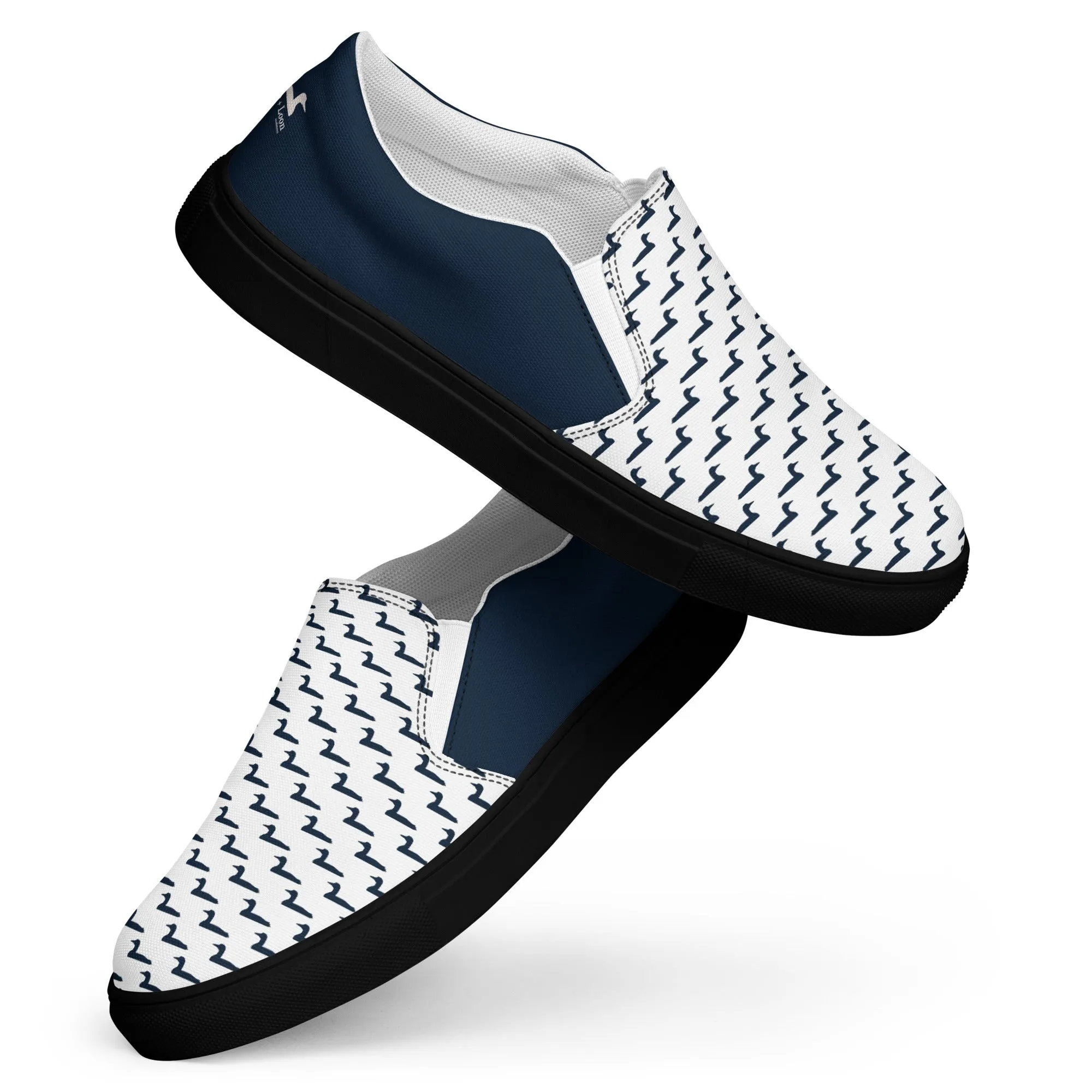 Lake   Loon Signature Men's Slip-On Canvas Dock Shoes