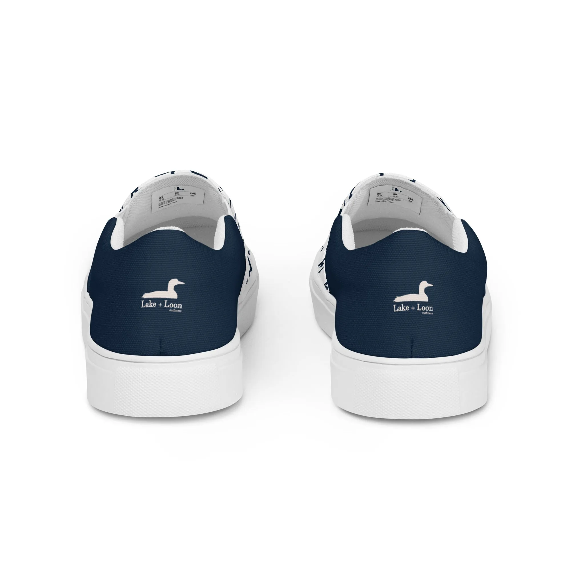Lake   Loon Signature Men's Slip-On Canvas Dock Shoes