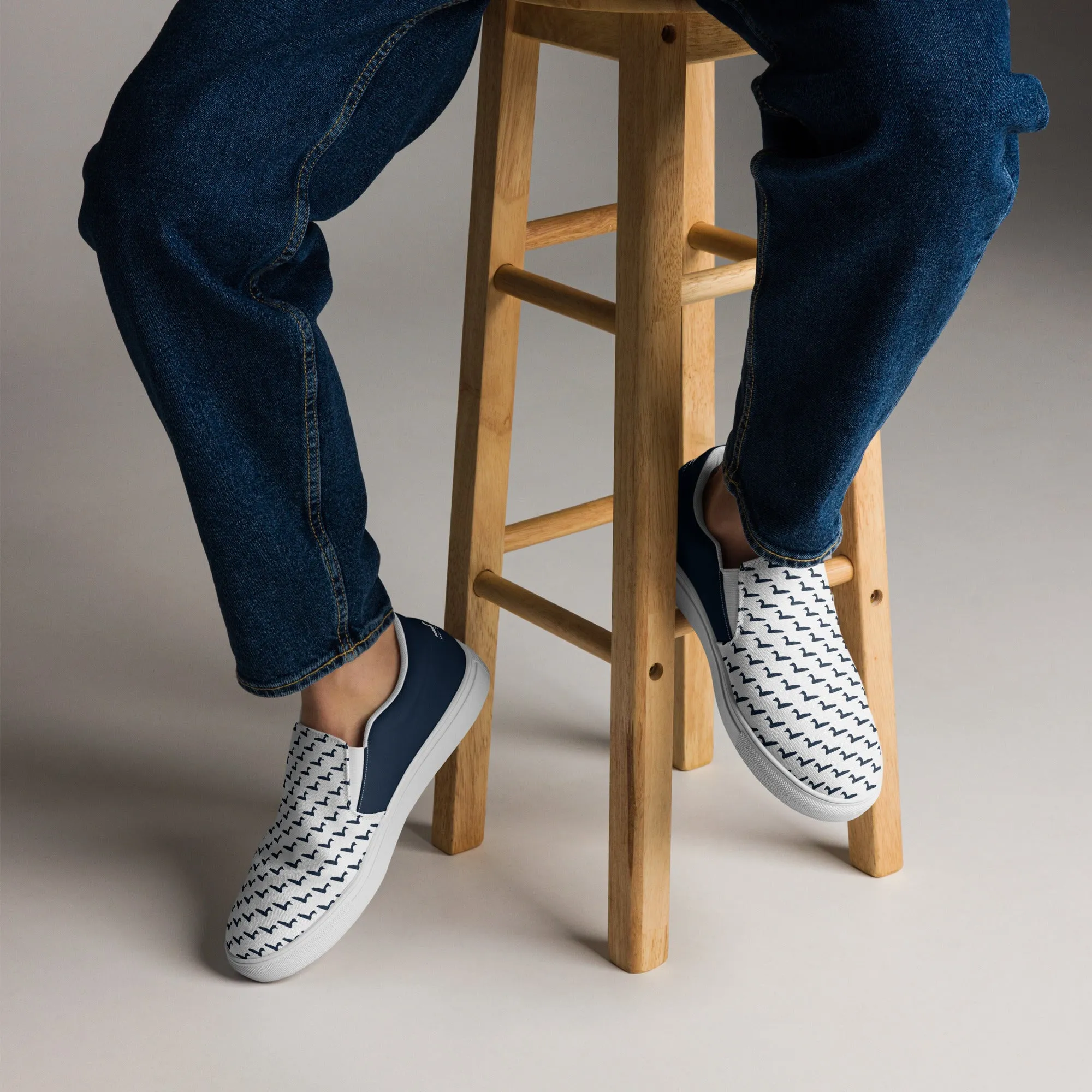 Lake   Loon Signature Men's Slip-On Canvas Dock Shoes
