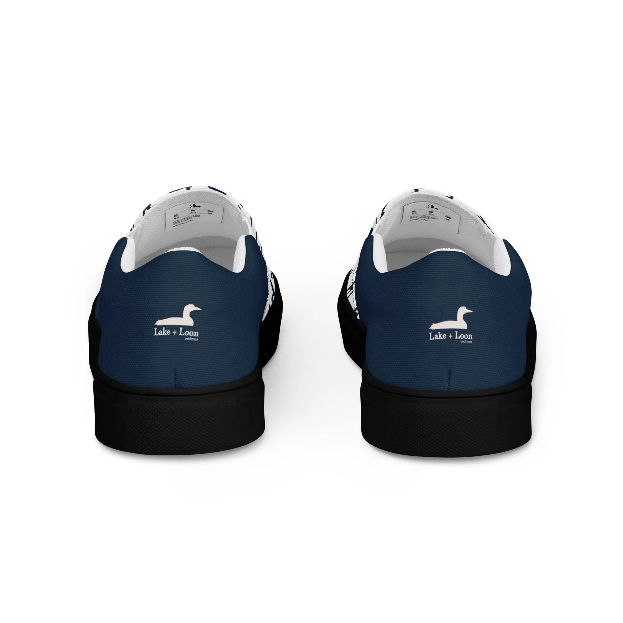 Lake   Loon Signature Men's Slip-On Canvas Dock Shoes