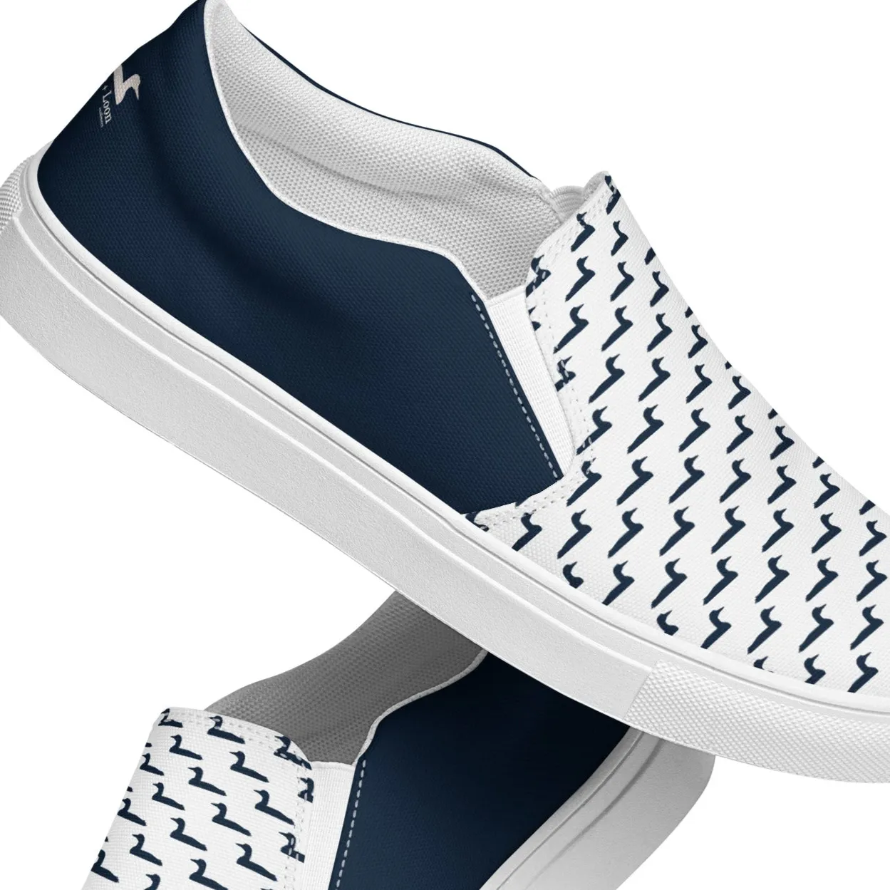Lake   Loon Signature Men's Slip-On Canvas Dock Shoes